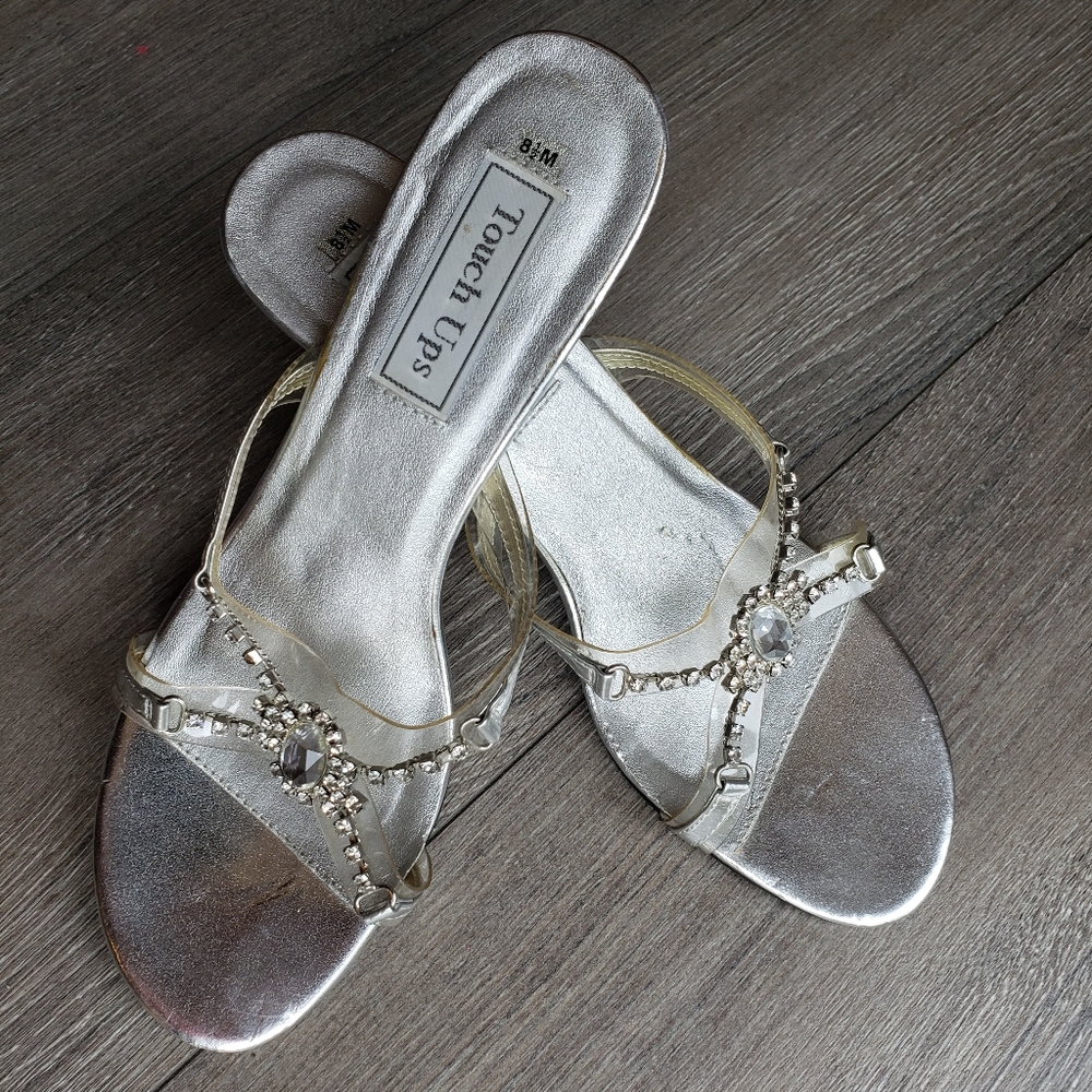 Touch Ups Crystal Heels